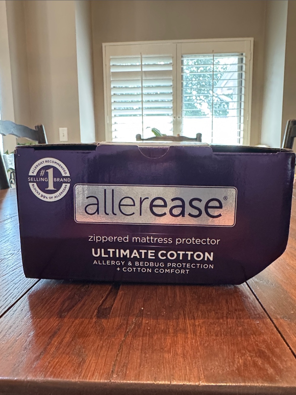 allerease Ultimate Cotton Zippered Mattress Protector Twin XL - Picture 4 of 5